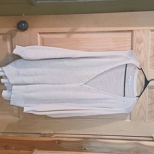 Cream long American eagle sweater